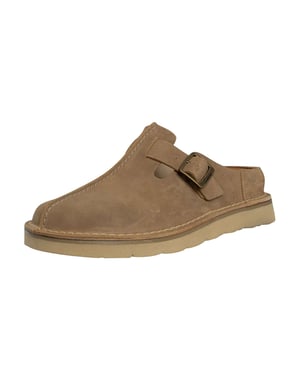 Clarks Solsbury – Pantoletten Aus Wildleder, Beige