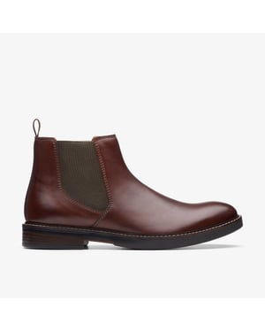 Paulson Up Mahogany Leather Boots