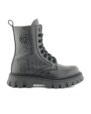 Flache Stiefeletten Hexagon