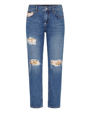 Boyfriend-Fit-Jeans New Baroque