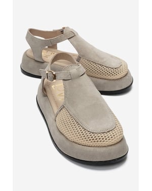 Lurelia Leder Plateau Sandale
