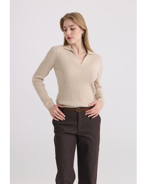 Pullover Pullover Mit Polokragen