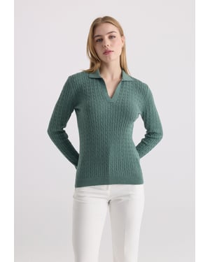 Pullover Pullover Mit Polokragen