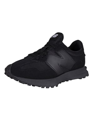 New Balance 327 Wildleder-Sneaker, Schwarz