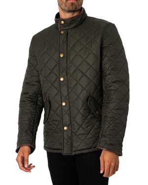 Barbour Powell Steppjacke, Grün