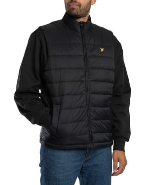 Lyle & Scott Steppweste, Schwarz