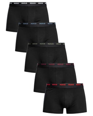Hugo 5er-Pack Boxershorts aus Baumwollstretch - Grau
