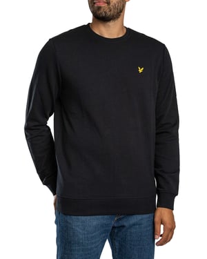 Lyle & Scott Sweatshirt Mit Aufgesticktem Logo, Schwarz