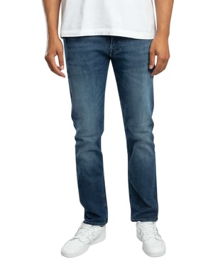 Replay Grover Straight Jeans, Blau