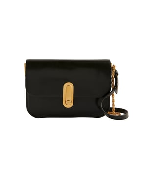 Ted Baker Kkaysa Polierte Kleine Schwarze Leder-umhängetasche