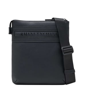 Armani Exchange Flache Umhängetasche, Schwarz