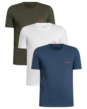 HUGO 3Er Pack Lounge T-Shirts, Mehrfarbig