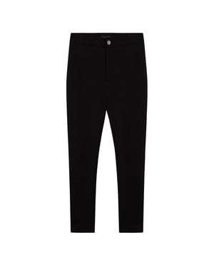 Ted Baker Felinda Leggings Mit Reißverschluss Vorne, Stretch, Schwarz
