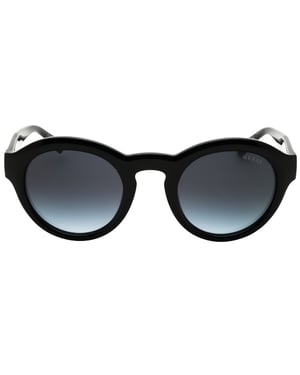 Guess Sonnenbrille Mit Farbverlauf Und Rauchfarbenen Gläsern, Glänzend Schwarz