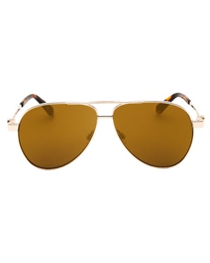Off-white Ruston Gold Verspiegelte Sonnenbrille