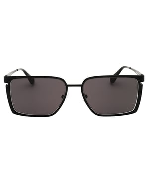 Off-white Yoder Sonnenbrille In Schwarz