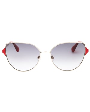 Max &amp; Co Sonnenbrille Mit Goldgerahmtem Farbverlauf In Rauchgrau