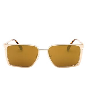 Off-white Yoder Gold Verspiegelte Sonnenbrille