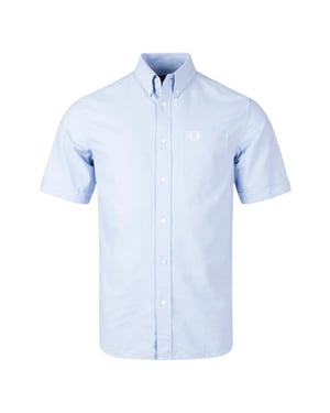 Fred Perry Kurzarmhemd, Hellgrau