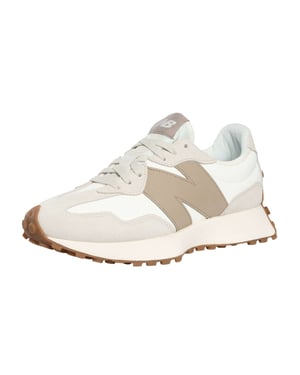 New Balance 327 Leder-Sneaker, Grau