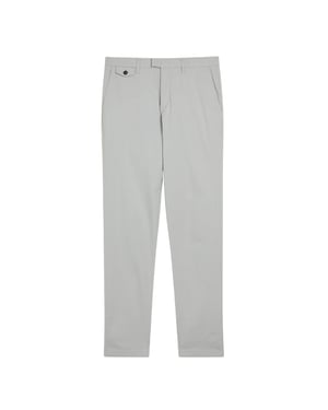 Ted Baker Haydae Slim Fit Chino-hose Aus Strukturiertem, Grauem Material