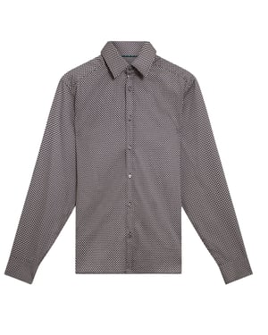 Ted Baker Jozef Mini Geo Print Navy Shirt