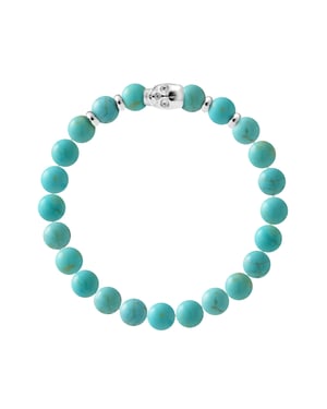 Armband — 925er Silber rhodiniert — 21 cm — Herren