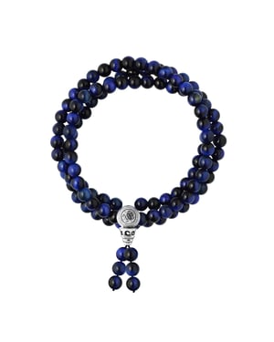 Armband FALKENAUGE — 925er Silber rhodiniert — 60 cm — Herren