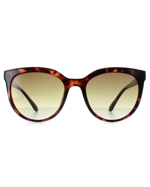 Calvin Klein CK22552S 240 glänzende havannabraune Sonnenbrille mit Farbverlauf