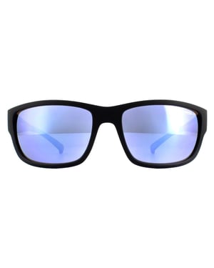 Arnette Sonnenbrille Bushwick 4256 01/22 Matt Schwarz Dunkel Grau Spiegel Wasser