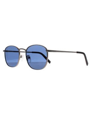 Calvin Klein Square Mens Matte Gunmetal Solid Blau CK20122S