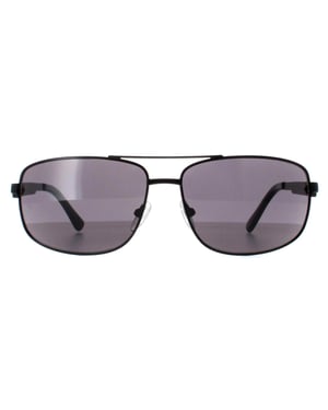 Calvin Klein Rechteckige Herren Halb-Matte Schwarz Grau CK22123S