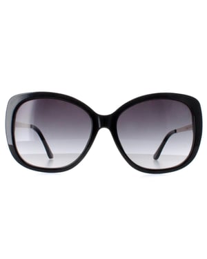 Calvin Klein CK22548S 001 glänzend schwarz gold grau Verlauf Sonnenbrille