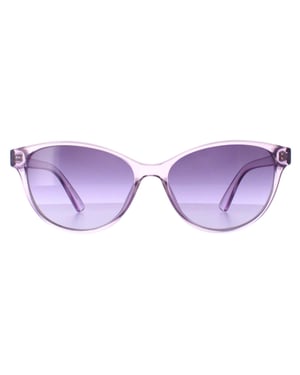 Calvin Klein CK20517S 551 Kristall lila Sonnenbrille mit Farbverlauf