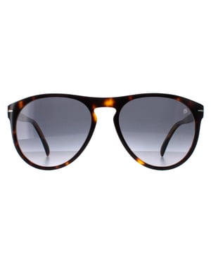 David Beckham Runde Herren Dunkel Schildpatt Grau Verlauf DB1008/S