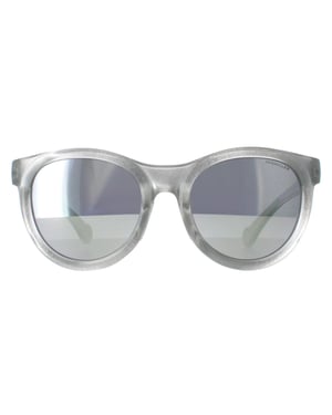 Moncler ML0087 20D grau transparent grau Spiegel Sonnenbrille
