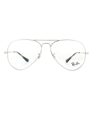 Ray-Ban Brillenfassungen 6489 Aviator 2501 Silber 58mm