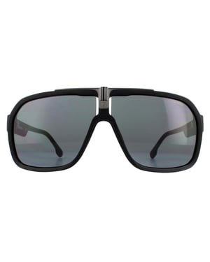 Carrera Aviator Mens Matte Schwarz Grau Sonnenbrille