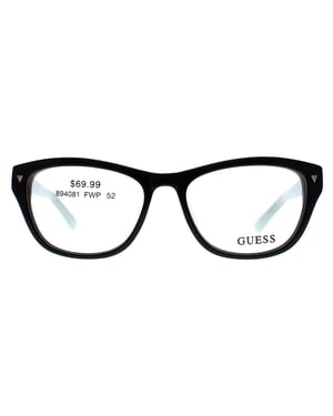 Guess Square Womens Schwarz Blau GU2452