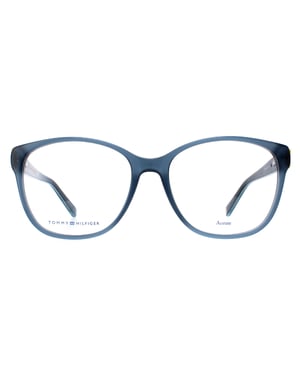 Tommy Hilfiger Square Womens Blaue Glitzerbrille
