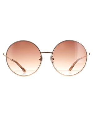 Chopard Rund Damen Glänzend Kupfer Gold Braun Farbverlauf SCHF11V