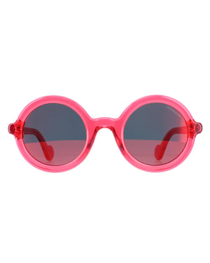 Moncler Runde Womens glänzend Fuchsia lila Gradient gespiegelt ML0005