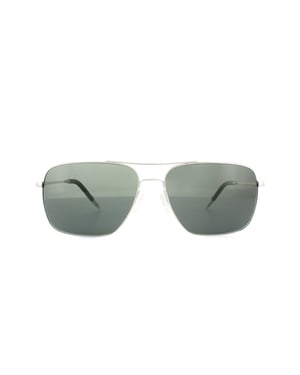 Lunettes De Soleil Oliver Peoples Clifton 1150 5036/P2 Argent Midnight Express VFX Polarisé