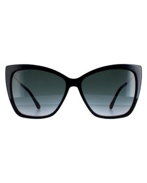 Jimmy Choo Cat Eye Damen Schwarz Grau Farbverlauf Seba/S