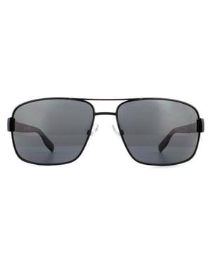 Lunettes De Soleil Boss 0521 003 AH Mat Noir Gris Polarisé