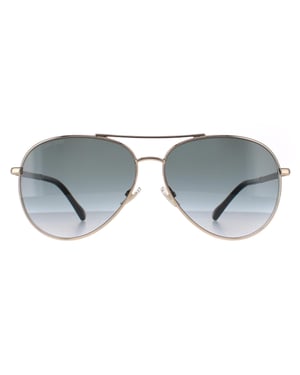 Jimmy Choo Aviator Damen Gold Schwarz Dunkelgrau Verlauf DEVAN/S