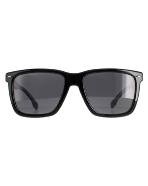 Hugo Boss Square Mens Black Ruthenium Grey Blue Boss 1317 / S