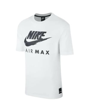 Nike Air Max Graphic Print Herren-T-Shirt Weiß