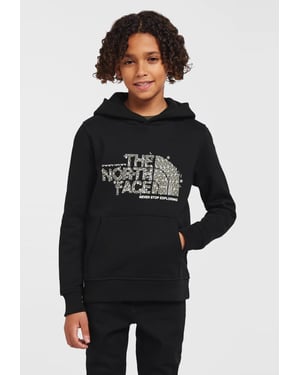 The North Face Kinder Drew Peak Overhead Hoodie in schwarz