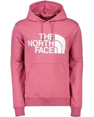 The North Face Standard Herren Hoodie in Rot Violett